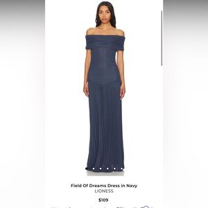 Lioness Navy Field of Dreams Maxi Dress